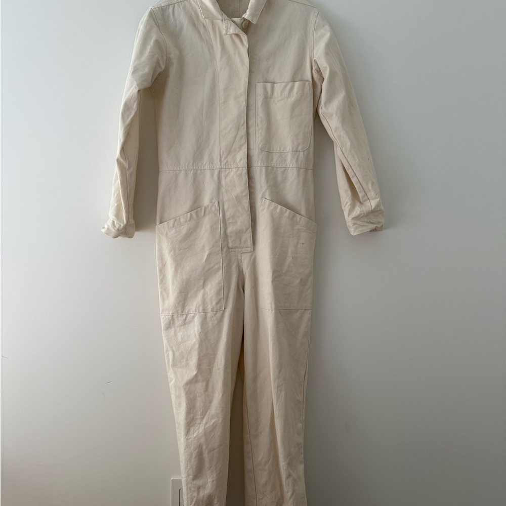 Cream Jumpsuit